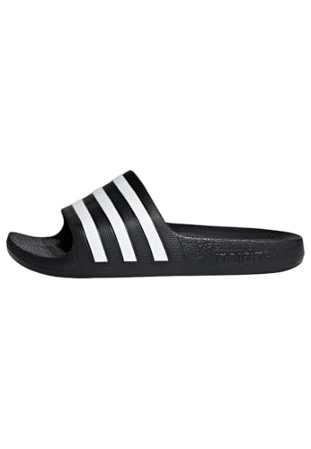 adidas Unisex-Kinder Adilette Aqua K Badeschuhe, Schwarz (Black F35556), 36 EU