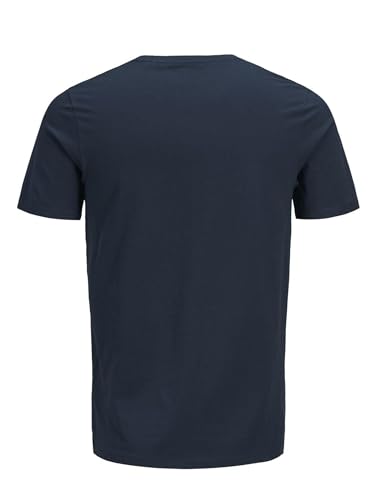 JACK & JONES Herren T-Shirt JJECorp Logo Tee 12137126 Navy Blazer, XL