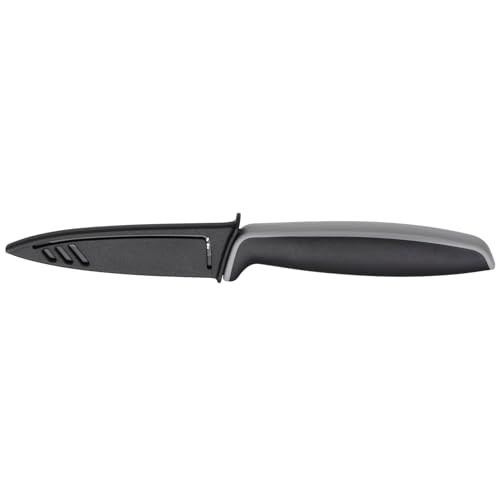WMF Touch Messerset 2-teilig, Küchenmesser mit Schutzhülle, Messer Set Spezialklingenstahl antihaftbeschichtet, scharf, Kochmesser, Gemüsemesser, schwarz