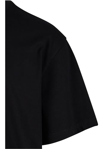Urban Classics Herren T-Shirt Tall Tee, Oversized T-Shirt für Männer, Baumwolle, gerippter Rundhals, black, 4XL
