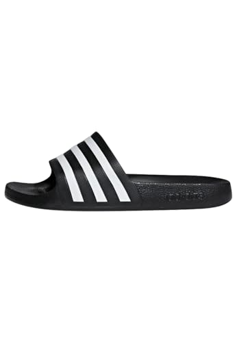 adidas Unisex Adilette Aqua Slides, Core Black / Cloud White / Core Black, 43 EU
