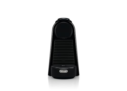 Nespresso De'Longhi Essenza Mini EN 85.B Kaffeekapselmaschine Welcome Set mit Kapseln in unterschiedlichen Geschmacksrichtungen 19 bar Pumpendruck,Platzsparend,1370W,0.6ml,32.5 x 11 x 20.5 cm,Schwarz