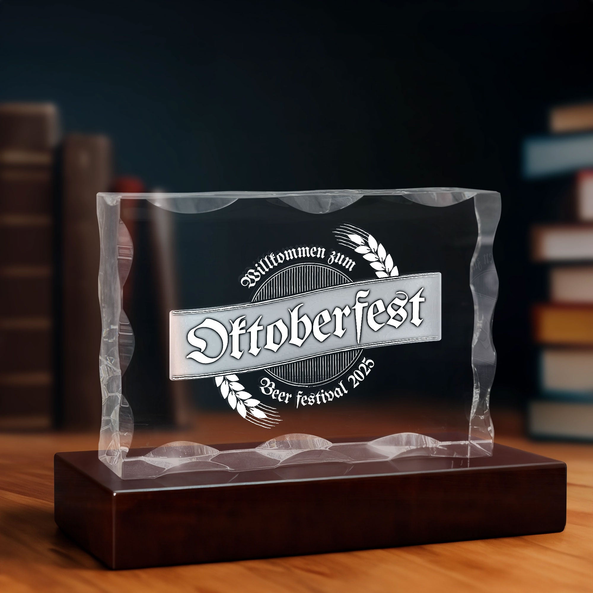 2D Crystal Award - Plaque - Standard / Small - Image 1