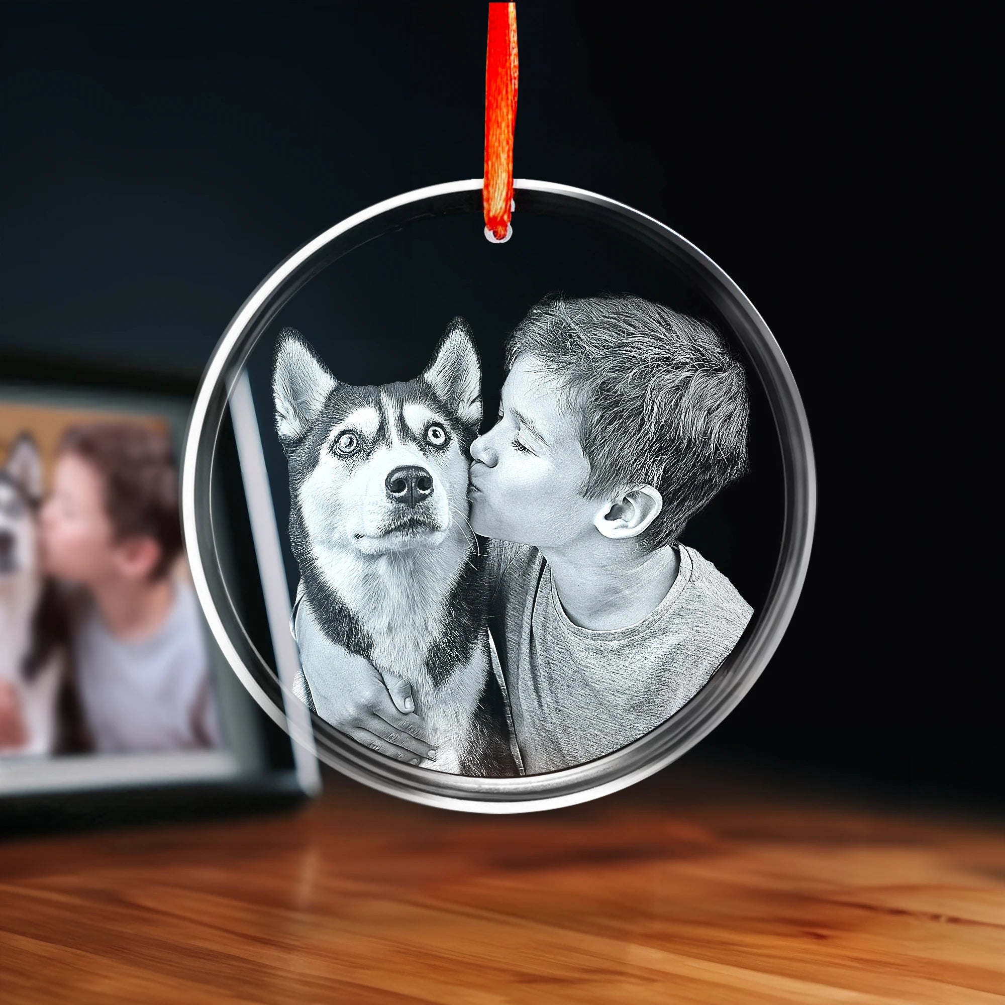 2D Crystal Ornament - Circle - Standard / Circle - Image 1
