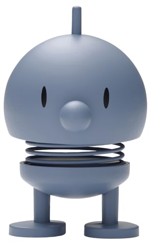 Hoptimist Soft Bumble Wackelfigur & Glücksbringer, Skandinavische Deko Figuren für Wohnzimmer, Schreibtisch, Büro, Bürodeko & Lustige Kleine Geschenke, 4,5 x 5,8 x 7,6 cm, Small, Sky