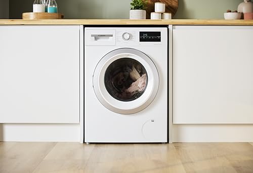 Bosch WAN28259GB Series 4, Freestanding Washing Machine, Front Loader, A Rated, 9 kg, 1400 rpm, Iron Assist, Speed Programme, White