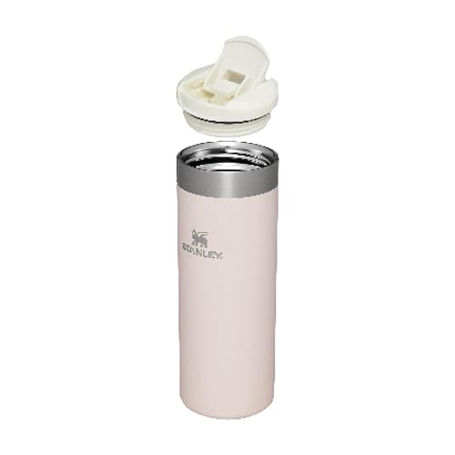 Stanley Aerolight Transit Thermobecher 0.47L - Hält 6 Stunden Heiß - Spülmaschinenfest - Kaffeebecher To Go Auslaufsicher - Kompatibel Mit Gängigen Pkw-Getränkehalterungen - Thermosflasche - Rose
