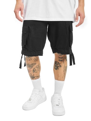 Brandit Herren Urban Legend Shorts Cargos, Schwarz, XL