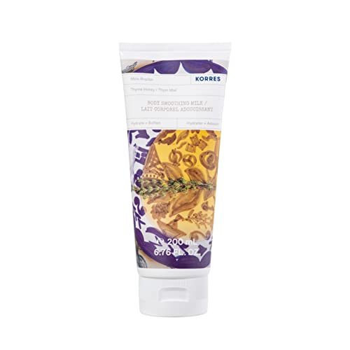 KORRES THYME HONEY Körperpflege Geschenkset für Damen und Herren, Pflegeset zum Vorteilspreis, pflegendes Duschgel 250 ml + Bodymilk 200 ml, vegan
