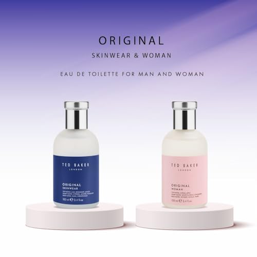 Ted Baker Skinwear EDT, woody masculine fragrance, zesty lime, bergamont and lemon top notes with sandalwood, amber and cedar base notes, 100ml