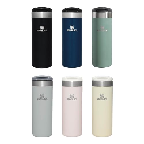 Stanley Aerolight Transit Thermobecher 0.47L - Hält 6 Stunden Heiß - Spülmaschinenfest - Kaffeebecher To Go Auslaufsicher - Kompatibel Mit Gängigen Pkw-Getränkehalterungen - Thermosflasche - Rose