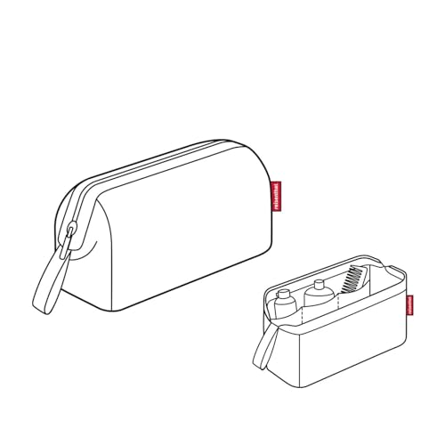 reisenthel travelcosmetic - starke robuste und praktische Reisekosmetiktasche, Handschlaufe, wasserabweisendes Material, Couleur:leo macchiato