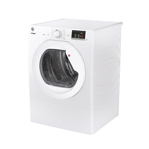 Hoover HLEV10DG 10kg Vented Tumble Dryer, White, Digital Display