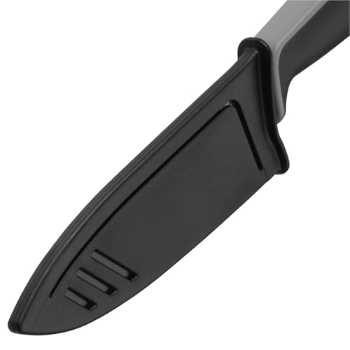 WMF Touch Messerset 2-teilig, Küchenmesser mit Schutzhülle, Messer Set Spezialklingenstahl antihaftbeschichtet, scharf, Kochmesser, Gemüsemesser, schwarz