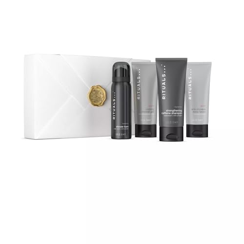 RITUALS Geschenkset für Männer aus der Homme-Kollektion, Klein - mit Zedernholz und Vitamin-E-Komplex - anregende und belebende Eigenschaften