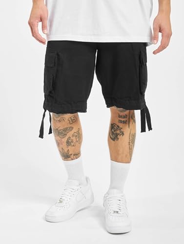 Brandit Herren Urban Legend Shorts Cargos, Schwarz, XL