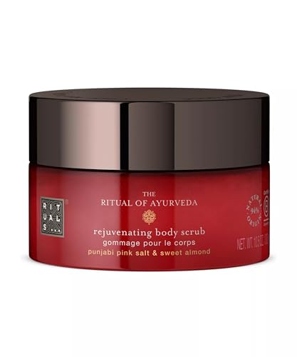RITUALS Körperpeeling Das Ritual des Ayurveda | Körperpeeling mit rosa Salz aus Punjab und Mandelöl | 94 % Inhaltsstoffe natürlichen Ursprungs | 300 g