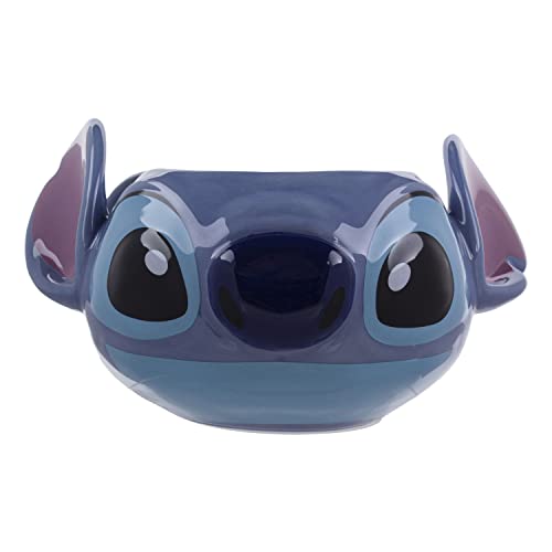 Stitch Tassenform - Offiziell lizenziertes Disney-Merchandise, handbemalte Lilo Keramiktasse, 450 ml (15 oz)