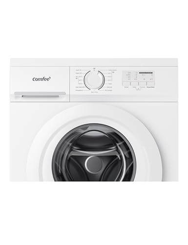 Comfee‘ Freestanding Washing Machine,7KG Load,Heat Wash 90℃,Ultra Slim 400mm,Quick Wash,15 Washing Programs with 1200RPM,White-CFE10EW70/W
