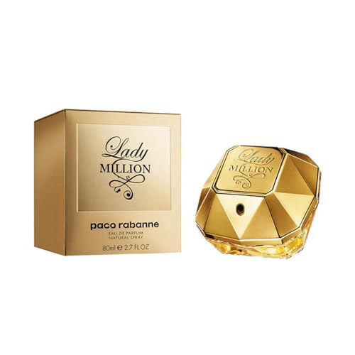 Paco Rabanne Lady Million Eau De Parfum Spray für Damen Pack (1x 80 ml)