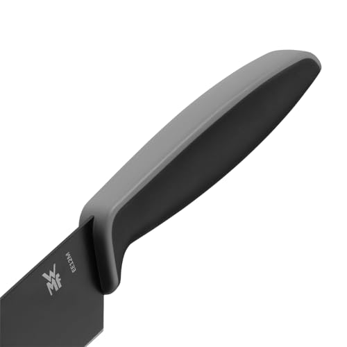 WMF Touch Messerset 2-teilig, Küchenmesser mit Schutzhülle, Messer Set Spezialklingenstahl antihaftbeschichtet, scharf, Kochmesser, Gemüsemesser, schwarz