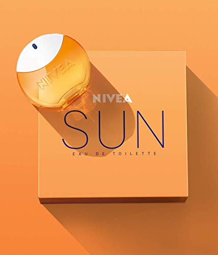 NIVEA SUN Eau de Toilette, Unisex-Parfum mit dem Original Sonnencreme Duft, sommerlich, erfrischend und im ikonischen Parfüm-Flakon (30 ml)