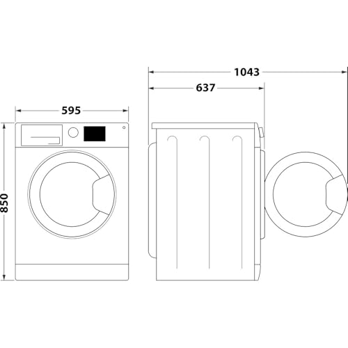 Hotpoint Activecare NM11 948 WC A UK 9 kg Washing Machine - White