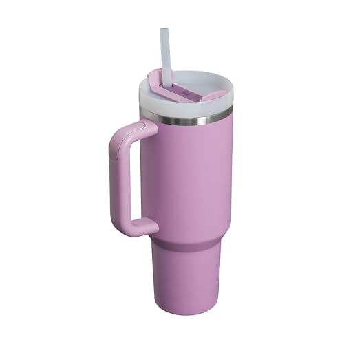 Stanley Quencher H2.0 Flowstate Tumbler 1.2L - Cold For 11 Hours - Iced For 48 Hours - Metal Water Bottle With Straw, Handle And Lid - Dishwasher Safe - Travel Mug For Cold Drinks - Lilac