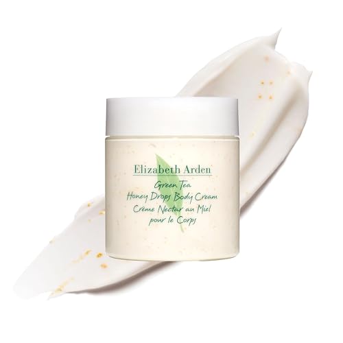 Elizabeth Arden Green Tea Honey Drops, Körpercreme angereichert mit grünem Tee-Extrakt, echtem Honig und pflegender Shea Butter, 500 ml