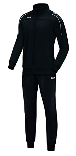 JAKO Kinder Trainingsanzug Polyester Classico, schwarz, 140, M9150