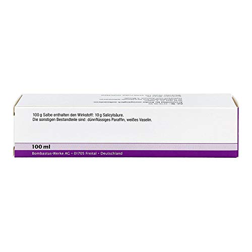 Bombastus Salicyl-Vaselin 10% Salbe, 100 ml Salbe