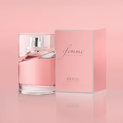 BOSS Femme - Eau de Parfum for Her - Woody Fragrance with Notes of Tangerine, Oriental Lily and Satinwood - High Longevity - 75ml