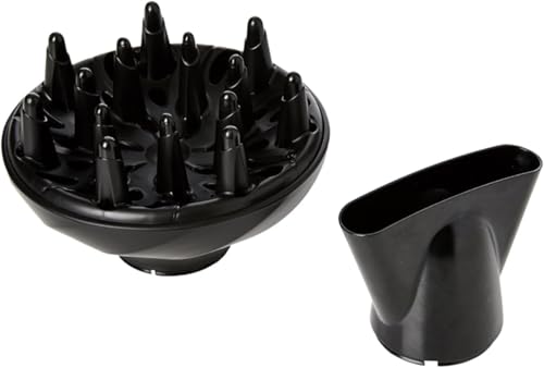 Remington Haartrockner Ionen [leicht, Diffusor & Stylingdüse] schwarz (2200W, Keramik-Ionen: schonendes Styling & gleichmäßige Wärmeverteilung, 3 Heiz- & 2 separate Gebläsestufen + Abkühlstufe) D3198
