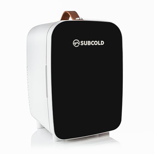Subcold Pro10 Luxury Mini Fridge Cooler | Compact 10L Portable Small Fridge 12V & 240V | Efficient, Quiet Cooling System | Ideal for Bedroom, Office, Beauty & Car | (Black)