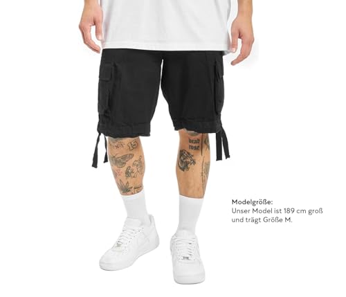 Brandit Herren Urban Legend Shorts Cargos, Schwarz, XL