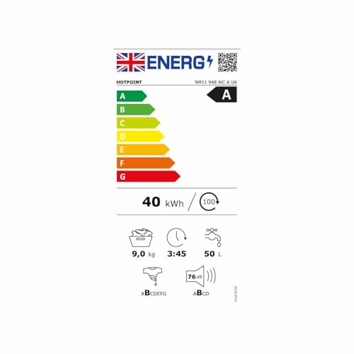 Hotpoint Activecare NM11 948 WC A UK 9 kg Washing Machine - White