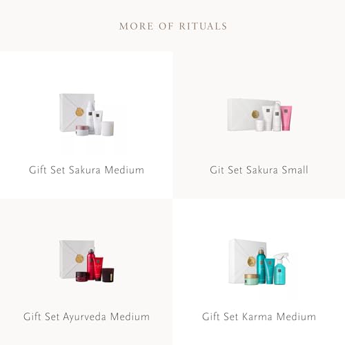 RITUALS Geschenkset für Frauen von The Ritual of Sakura, groß - Mit Reismilch & Kirschblüte - Hautpflegende & erneuernde Eigenschaften, 2022, weiss, Pack of 4