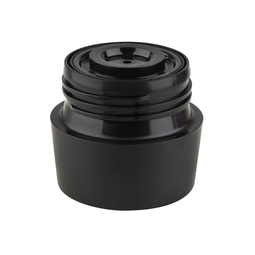 Emsa 513361 Travel Mug Classic Thermo-/Isolierbecher, Fassungsvermögen: 360 ml, hält 4h heiß/ 8h kalt, 100% dicht, auslaufsicher, Quick-Press-Verschluss, 360°-Trinköffnung, schwarz