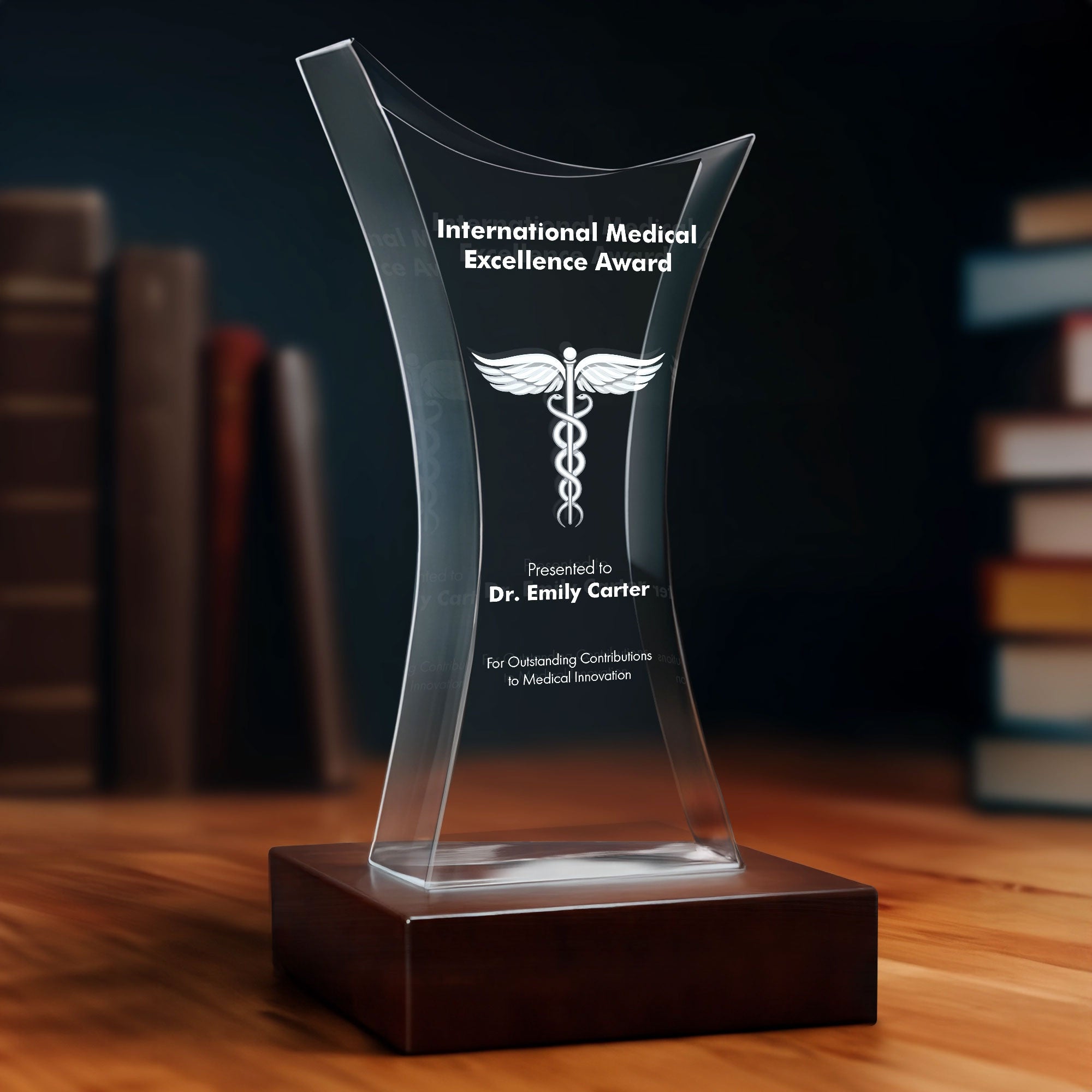 3D Crystal Award - Trophy - Standard / Large - Image 1