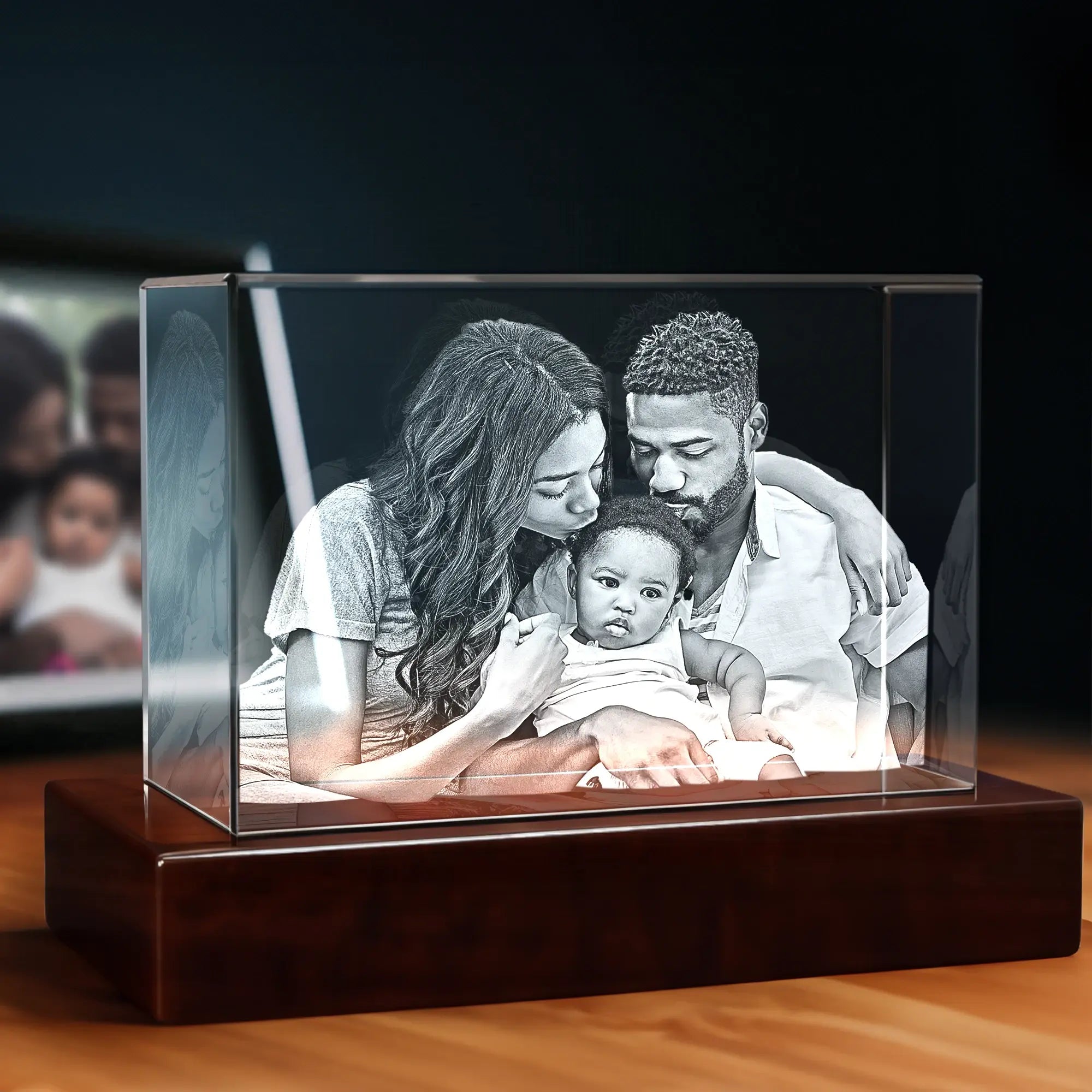 3D Engraving Crystal - Rectangle - Standard / XL - Image 1