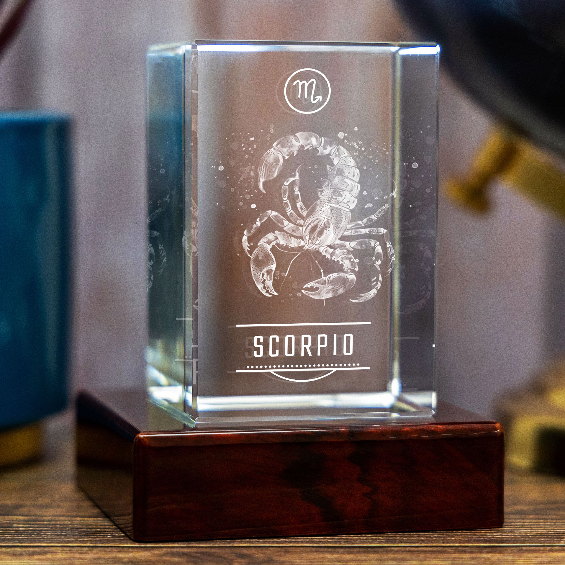 3D Scorpio Zodiac Sign - Rectangle - Small - Image 1