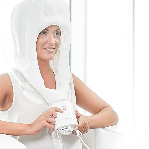 Valera, Swiss Ionic Comfort 513.01, Trockenhaube für Volumen und Halt, ergonomisch, mit 3 Temperaturstufen, Abkühlstufe, Ionen-Generator, Kabel 3 m, Aufbewahrungstasche, 600 W, weiß