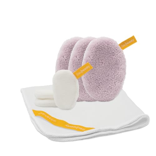 waschies Reinigungsset by fraubeauty – Abschminken & Reinigung nur mit Wasser, exklusive Augen- & Reinigungspads, feines Gesichtstuch, sanft, nachhaltig, hypoallergen, wiederverwendbar & waschbar