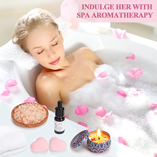 Gifts for Auntie, Birthday Mothers Day Auntie Gifts from Niece Nephew, Personalised Birthday Pamper Hampers Self Care Package Relaxation Spa Basket for Women, Birthday Presents Gift Ideas for Auntie