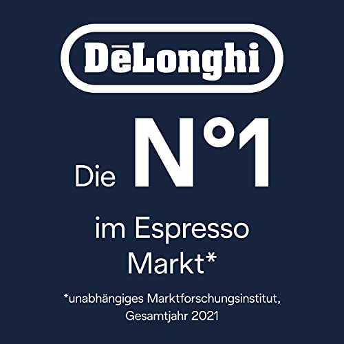 De'Longhi Dedica Style EC 685.M – Espresso Siebträgermaschine, Espressomaschine mit professionellem Milchaufschäumer, nur 15 cm breit, für Kaffeepulver oder ESE Pads, 1 l Wassertank, silber
