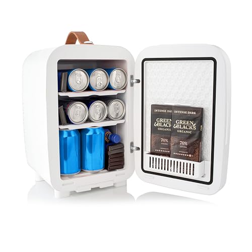 Subcold Pro10 Luxury Mini Fridge Cooler | Compact 10L Portable Small Fridge 12V & 240V | Efficient, Quiet Cooling System | Ideal for Bedroom, Office, Beauty & Car | (Black)