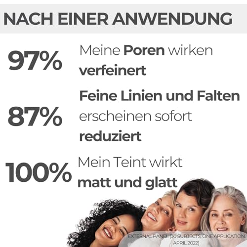 M. Asam MAGIC CARE Perfect Teint (30 ml) – Transparentes Make-up, Lässt Falten sofort verschwinden, Weichzeichner-Effekt mit Sofort- & Langzeitwirkung, Verfeinert sichtbar das Porenbild, Mattierend
