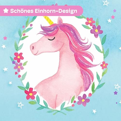 Jewelkeeper Schmuckkästchen Mädchen mit Drehendem Einhorn, Musik-Schatulle, Spieluhr Mädchen, Schmuckaufbewahrung, Regenbogendesign mit Schubladen - Einhorn Liebhaber Geschenk