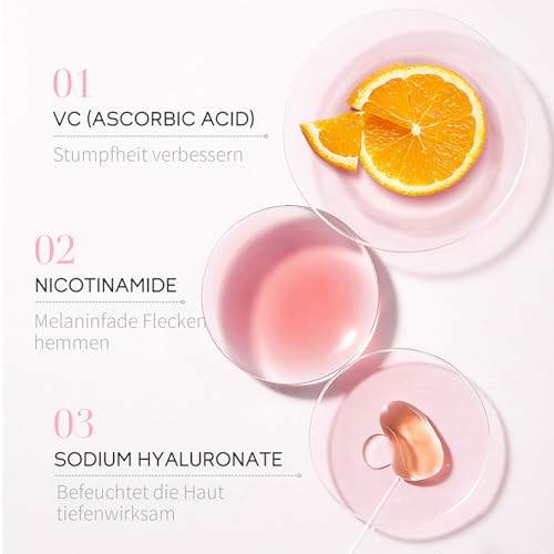 Shefave Sakura Gesichtspflege Set Damen, Skincare Set mit Reiniger, Serum, Creme, Augenserum, Gesichtsbürste, Handtuch, Schlafmaske, Skin Care Adventskalender, Beauty Set Teenager Mädchen