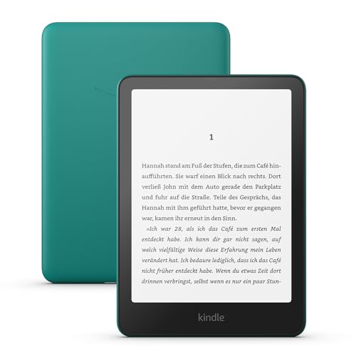 Zertifiziert und generalüberholt Amazon Kindle Paperwhite (16 GB) – Unser schnellster Kindle, mit neuem 7-Zoll-Display und wochenlanger Akkulaufzeit – mit Werbung – jadegrün